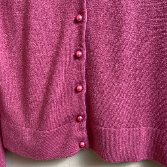 EUC M&S Classic Crew Neck Botton Front Cardigan - Picture 2 of 5